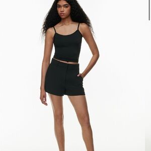 Aritzia Wilfred Black Anthem Shorts